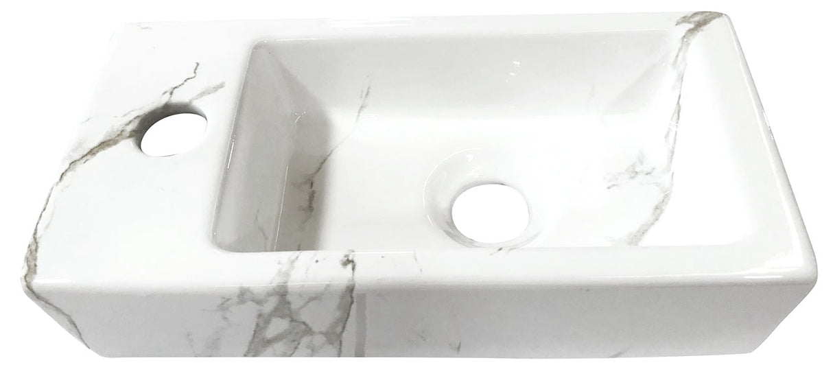 Wiesbaden One Pack Mini-Rhea Links Fontein Carrara