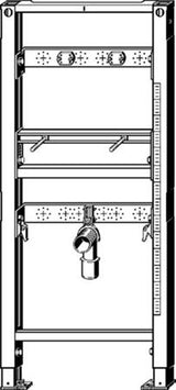 Viega Prevista Dry Wastafel-Element 1300 X 500 (8540)