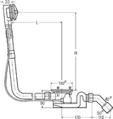 Viega Rotaplex Afvoer/Overloop Basismodel 40 / 50 (6142.32)