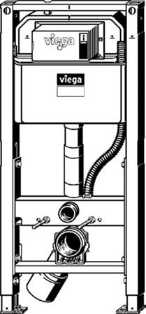 Viega Prevista Dry Wc-Element 1120 X 500 (8521)