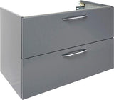 Detremmerie Onderkast (140 X 45 Cm) 4 Lades Greep - 5 - Grey Hgl.lac.