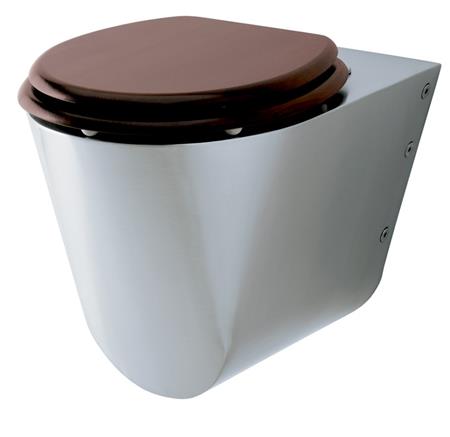 Intra Rvs Toilet Ins-535-Ovc-T-S  Wandhangend