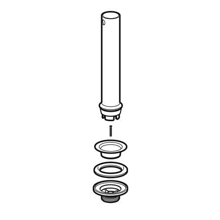 Geberit Afvoerplug Met Standpijp Voor Uitstortgootsteen: G=1 1/4&quot;