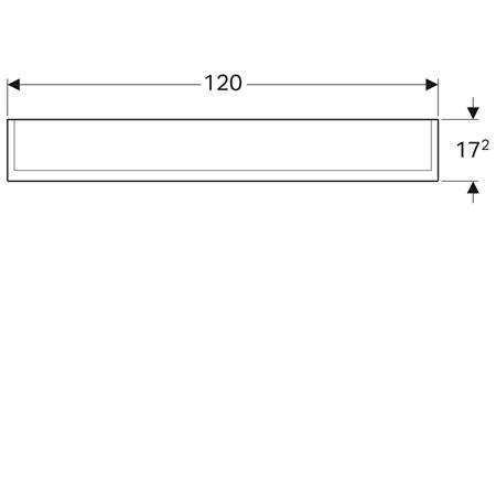 Geberit Option Plus Spiegelkast Drie Deuren 120X70Cm Int/Ext Spiegel