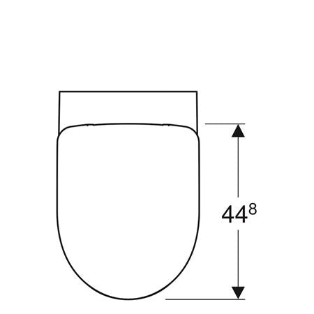 Geberit 280 Basic Pack Wcl Diepspoel Rf Met Closetzitting Sc 53Cm Wit