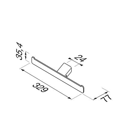 Geesa Shift Toiletrolhouder Dubbel Chroom