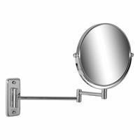 Geesa Mirror Scheerspiegel Rond Chroom - 2-Armig Normaal En 5X Vergrotend