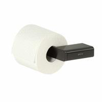 Geesa Shift Toiletrolhouder Zwart Metaal Geborsteld (L)