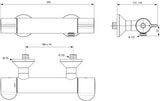 Ideal Standard Ceraplus 2 Douchethermostaat Niet-Afsl S-Kopp Therm Ontkopp Chroom