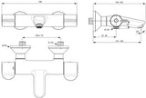 Ideal Standard Ceraplus 2 Bad/Douchethermostaat Niet-Afsl S-Kopp Therm Ontk Chroom