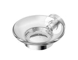 Ideal Standard Iom Zeepschaal Rond Van Transparant Glas Met Houder Chroom