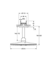 Grohe Rainshower Smartactive 310 Hoofddoucheset Plafond 142 Mm 2 Straa