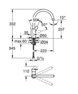 Grohe Bauedge Keukenmengkraan