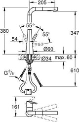 Grohe Zedra Keukenmengkraan