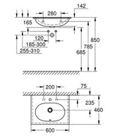 Grohe Essence Wastafel 60