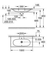 Grohe Essence Wastafel 100