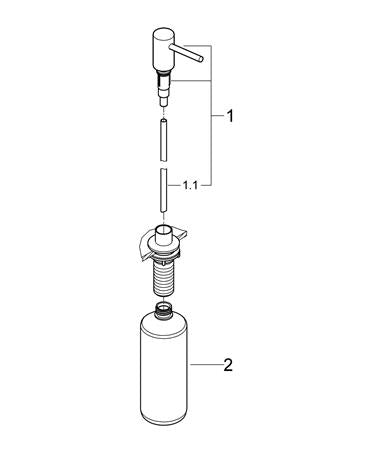 Grohe Cosmopolitan Zeepdispenser