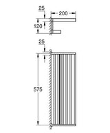 Grohe Selection Cube Multi-Handdoekrek