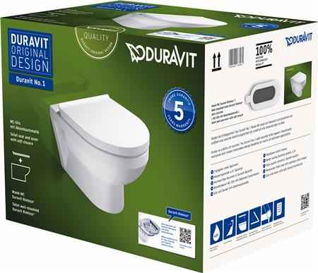 Duravit No.1 Toilet Set Hangend Compact 480 Mm