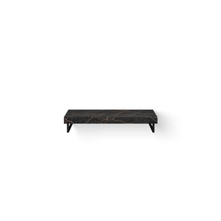 Looox Dekton Base Shelf Solo 100Cm Laurent Gat Links Hh Mat Zwart