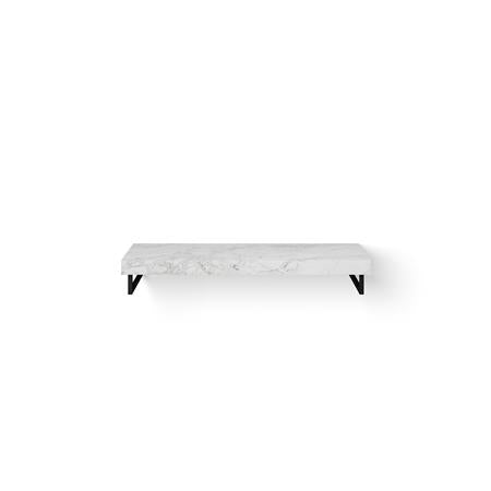 Looox Dekton Base Shelf Solo 120Cm Bergen Gat Midden Hh Mat Zwart