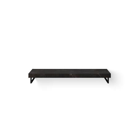 Looox Dekton Base Shelf Solo 140Cm Kelya Gat Dubbel Hh Mat Zwart