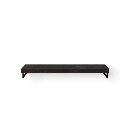 Looox Dekton Base Shelf Solo 160Cm Kelya Gat Rechts Hh Mat Zwart