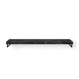 Looox Dekton Base Shelf Solo 200Cm Laurent Gat Midden Hh Mat Zwart