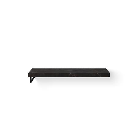 Looox Dekton Base Shelf Solo L 140Cm Kelya Gat Midden Hh Links Mat Zwart