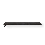 Looox Dekton Base Shelf Solo L 200Cm Kelya Gat Midden Hh Links Mat Zwart