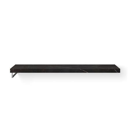 Looox Dekton Base Shelf Solo L 200Cm Kelya Gat Dubbel Hh Links Geb. Rvs