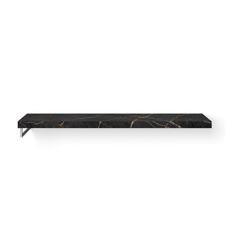 Looox Dekton Base Shelf Solo L 200Cm Laurent Gat Midden Hh Links Geb. Rvs