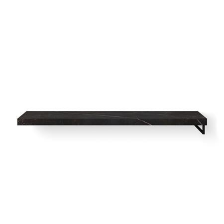 Looox Dekton Base Shelf Solo R 200Cm Kelya Gat Midden Hh Rechts Mat Zwart