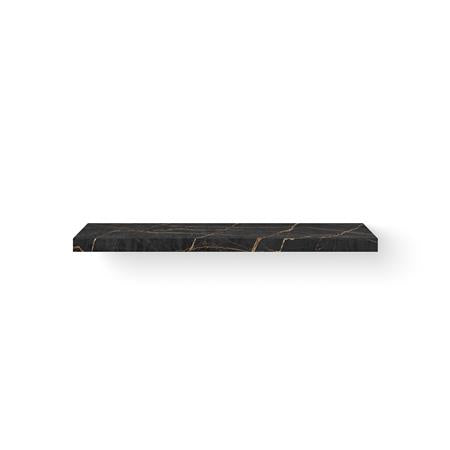 Looox Dekton Base Shelf Solo X 160Cm Laurent Gat Dubbel Oph. Mat Zwart