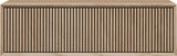 Looox Wooden Facet Stripes 100Cm 1 Lade Old Grey