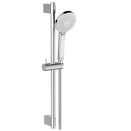 Ideal Standard Idealrain Evo Glijstangcombinatie 60Cm 3F Handdouche Rond Ø11Cm Chroom