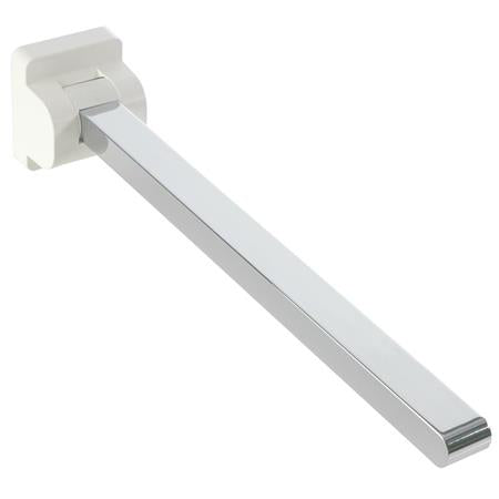 Handicare Toiletsteun 60Cm Verwijderbaar Chrome & Signal White Cover