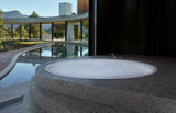 Bettepond 1500X1500X450 Mm Wit Geglazuurd Titanium-Staal Baden...