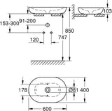 Grohe Essence Waskom 60