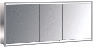 Emco Prime2 Spiegelkast Led Inb 3 Deuren Wit Z/Lichtpakket 1600Mm