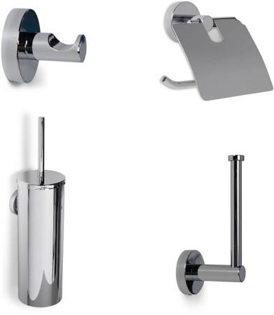 Blue Label Blue Vida Toilet Set Chroom