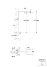 Steinberg Stei 120 Complete Doucheset Ch