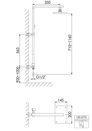 Steinberg Dchset M Hnd/Regdche Chr