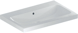 Geberit Icon Light Wastafel 75X48Cm Z/Kraangat M/Overloop Wit