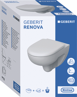 Geberit Renova Pack Wcl Rf Incl Zitting Sc/Qrl