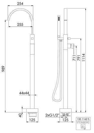 Steinberg Stein S135 Badkuipkr Kera Omst Mt Zw