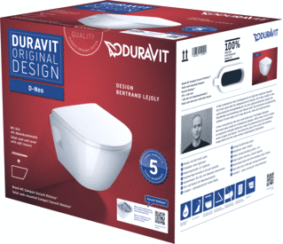 Duravit D-Neo Toilet Set Hangend 370X480X400 Mm