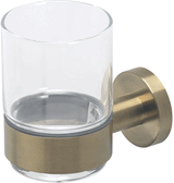 Geesa Nemox Glashouder Met Glas Goud Geborsteld