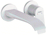 Hansgrohe Hg 2-Hole Basin Mix Concealed Vivenis F-Set 195 Mm Spout Matt White