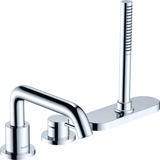 Hansgrohe Hg 3-Hole Bath Mixer Tecturis S Finish Set Rim Mounted Chrome